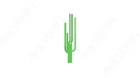 AE模板 06-cactus-2仙人掌植物MG扁平卡通自然元素图标