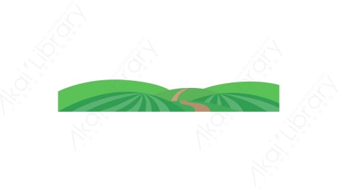 AE模板 07-hill山丘MG扁平卡通自然元素图标