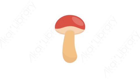 AE模板 29-mushroom-9蘑菇MG扁平卡通自然元素图标