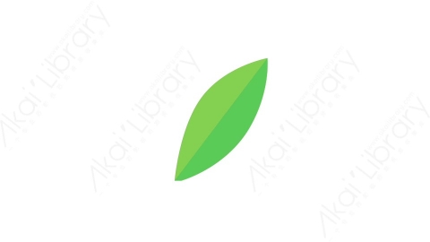 AE模板 60-leaf树叶叶子MG扁平卡通自然元素图标