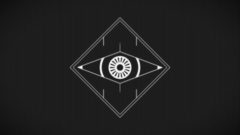 AE模板 2D简约抽象线条图形动画眼睛徽标片头logo演绎