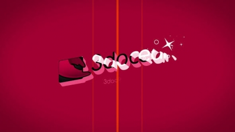 AE模板 简约3D卡通多彩有趣扁平MG动画徽标片头logo演绎开场视频