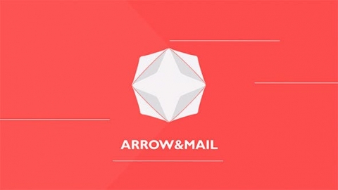 AE模板 企业简约卡通图形运动变形片头logo演绎开场视频