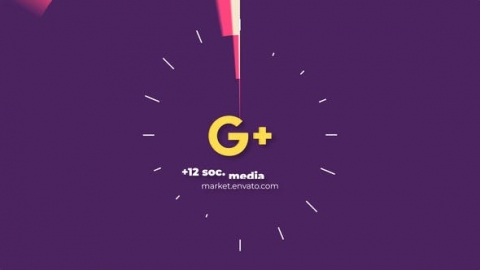 AE模板 时尚炫彩旋转发散MG动画徽标片头logo演绎开场视频