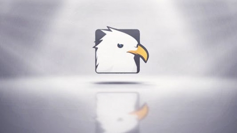 AE模板 震撼科技3D企业logo碎石汇聚徽标片头logo演绎开场视频