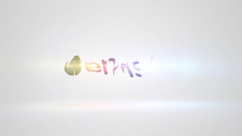 AE模板-明亮白色干净徽标显示时尚明亮干净简约旋转条纹片头logo演绎开场视频