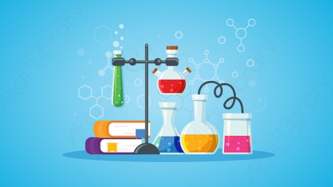图片素材-扁平化学实验仪器-4