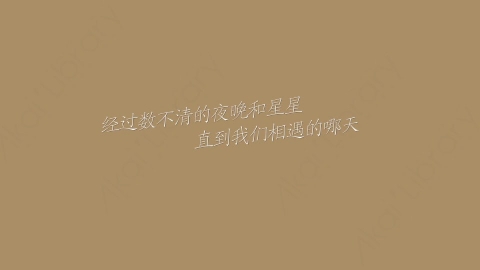 AE模板-经过数不清的夜晚和星星直到我们相遇的哪天综艺花字弹幕暖场抒情