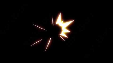 AE模板-Flash1扁平MG手绘涂鸦运动图形线条闪电爆炸动画装饰元素