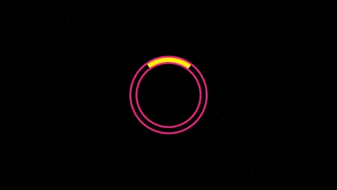 AE模板-Loading-Animation-9扁平MG运动图形线条动画装饰元素