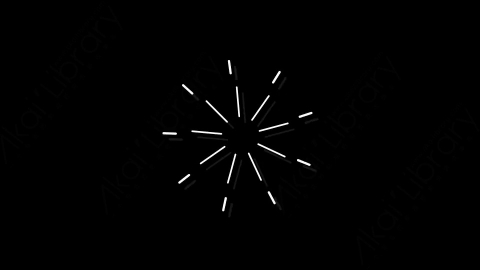 AE模板-Bursts-6扁平MG运动图形线条动画装饰元素
