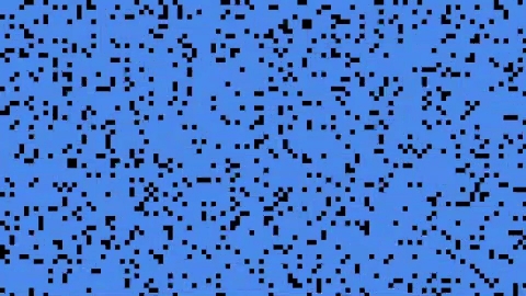 AE模板-Pixels-1扁平MG运动图形马赛克转场过渡动画