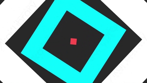 AE模板-Square_018扁平MG运动图形线条动画装饰元素