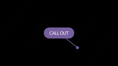 AE模板-Call-Out-16扁平MG信息呼出聊天对话框