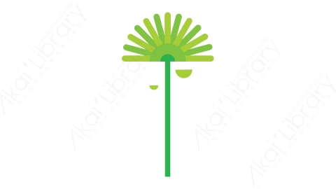 图片素材-MG游戏风格扁平树木植物道具-6