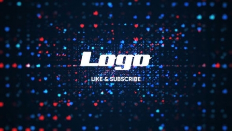 AE模板-徽标数字喜欢科技数字光效片头logo演绎开场视频
