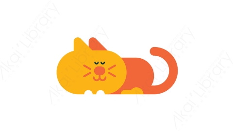图片素材-小猫咪2MG扁平游戏风格动物角色