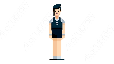 图片素材-女人3MG扁平游戏风格人物角色