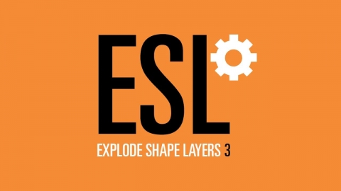 AE脚本-形状图层合并分离管理器MG动画必备Explode Shape Layers v3.4.7-附中文字幕使用教程