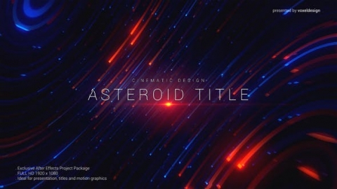 AE模板-简约现代行星标题