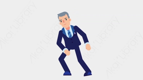AE模板-BANKER29 Introduction商业银行家介绍简介扁平职场职业商务人物角色