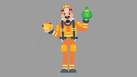 AE模板-FIREFIGHTER 06 Comparison火警消防员比较对比扁平人物职业角色