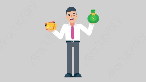 AE模板-NORMIE-4 06 Comparison休闲企业商业男士比较对比扁平人物商务角色