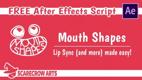 AE脚本-图层切换嘴型动画脚本Mouth Shapes-附使用教程