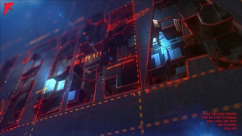 AE模板-3D科技金属