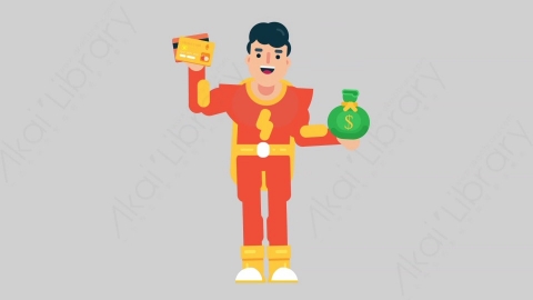 AE模板-SUPERHERO 06 Comparison超级英雄比较对比扁平人物日常角色