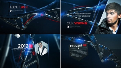 AE模板-商业未来技术公司介绍图片展示