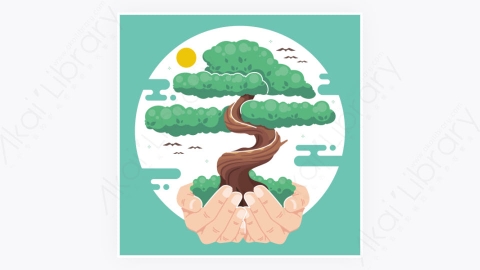 图片素材-绿色生态植物种植树图背景