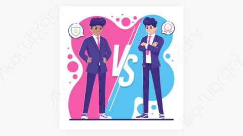 图片素材-商务企业竞争概念业务人物插图
