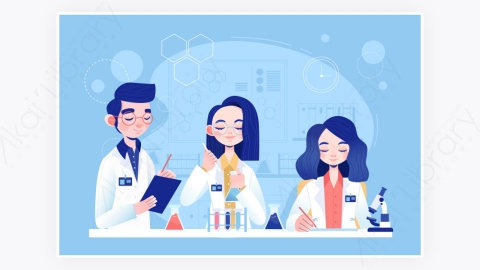 图片素材-科学家工作化学科学研究