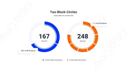 AE模板-Circle_Blocks_Duo_(2_values)圆圈进度百分比图数据图表