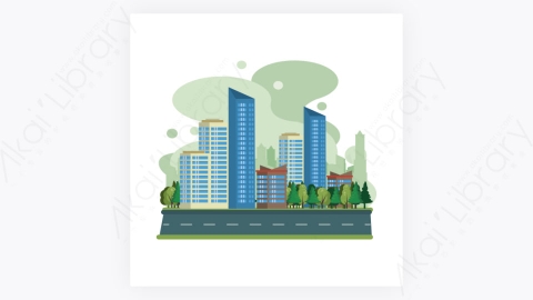 图片素材-绿色生态城市建筑景观-10