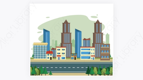 图片素材-绿色生态城市建筑景观-12