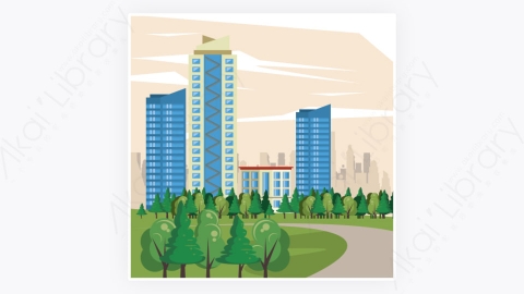 图片素材-绿色生态城市建筑景观-2