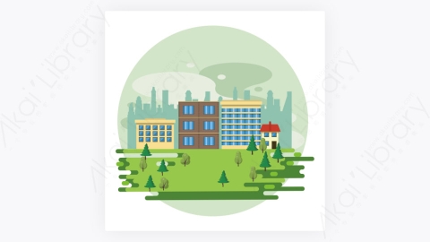 图片素材-绿色生态城市建筑景观-3