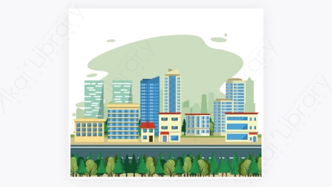 图片素材-绿色生态城市建筑景观-5