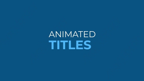 AE模板-MG扁平文字标题排版动画Animated_Text_01