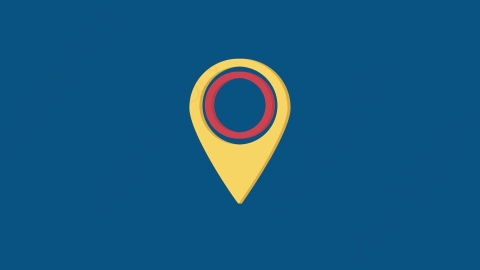 AE模板-MG扁平元素图标Map标记