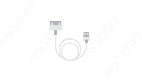 AE模板-MG扁平USB数据充电线元素图标Charger