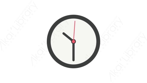 AE模板-MG扁平居家家具元素图标Clock时钟钟表