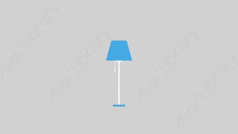 AE模板-MG扁平居家家具元素图标Floor_Lamp落地灯