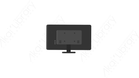 AE模板-MG扁平居家家具元素图标Tv电视