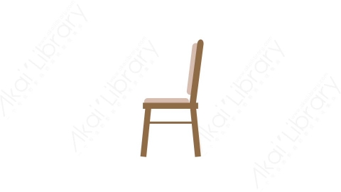 AE模板-MG扁平家具元素图标Chair椅子