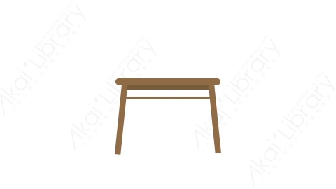 AE模板-MG扁平家具元素图标Table餐桌