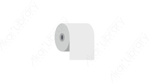 AE模板-MG扁平家具元素图标Toilet_Paper卫生纸