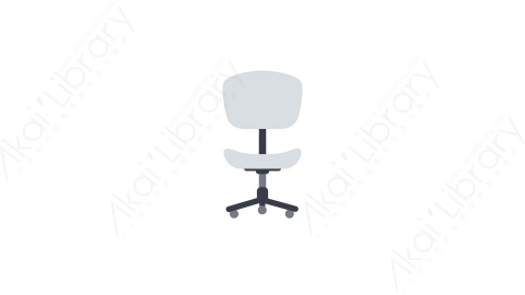 AE模板-MG扁平办公元素图标Office_Chair电脑椅